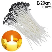 100* 8-20cm Candle Wick with Foot Waxed Wick for Candle Making HOT Q3P1